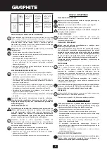 Preview for 6 page of Graphite 59G020 Instruction Manual