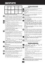 Preview for 12 page of Graphite 59G020 Instruction Manual