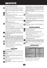 Preview for 42 page of Graphite 59G020 Instruction Manual