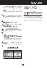 Preview for 45 page of Graphite 59G020 Instruction Manual