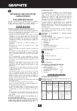 Preview for 46 page of Graphite 59G020 Instruction Manual