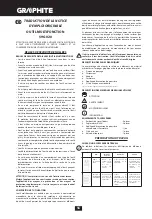 Preview for 56 page of Graphite 59G020 Instruction Manual