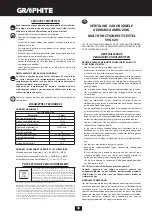 Preview for 58 page of Graphite 59G020 Instruction Manual