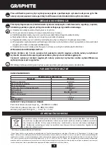 Предварительный просмотр 8 страницы Graphite 59G022 Instruction Manual