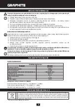 Предварительный просмотр 8 страницы Graphite 59G243 Instruction Manual