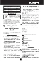 Preview for 35 page of Graphite 59G449 Manual