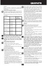 Preview for 49 page of Graphite 59G717 Original Instructions Manual