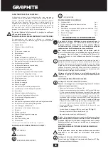 Preview for 88 page of Graphite 59G717 Original Instructions Manual