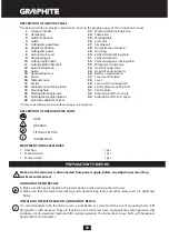 Предварительный просмотр 20 страницы Graphite 59G806 Instruction Manual