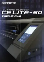 GRAPHTEC CE LITE-50 User Manual preview
