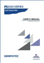 GRAPHTEC CUTTING PRO FC2250 Series User Manual preview