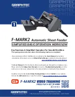 Предварительный просмотр 1 страницы GRAPHTEC F-MARK2 Quick Start Manual