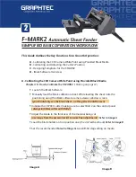 Предварительный просмотр 2 страницы GRAPHTEC F-MARK2 Quick Start Manual