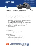 Предварительный просмотр 4 страницы GRAPHTEC F-MARK2 Quick Start Manual