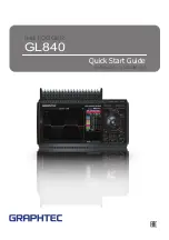 Preview for 1 page of GRAPHTEC GL840 Quick Start Manual