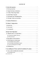 Preview for 3 page of GRAPHTEC SignJet JS310-25ES Service Manual