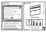 Preview for 1 page of Grappa Moveis Painel Joy Assembly Manual