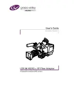 Предварительный просмотр 1 страницы GRASS VALEY LDX 86 HS/ User Manual