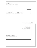 GRASS VALLEY 1200 Installation And Service preview