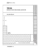 Предварительный просмотр 3 страницы GRASS VALLEY 7510 Instruction Manual