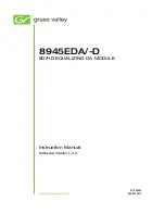 Предварительный просмотр 3 страницы GRASS VALLEY 8945EDA - Instruction Manual