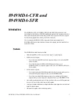 Предварительный просмотр 7 страницы GRASS VALLEY 8949MDA-CFR Instruction Manual