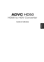 Preview for 25 page of GRASS VALLEY ADVC HD50 User Manual