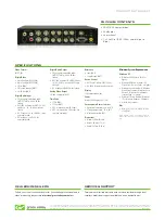 Предварительный просмотр 2 страницы GRASS VALLEY ADVC1000 Datasheet