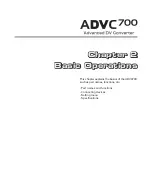 Preview for 13 page of GRASS VALLEY ADVC700 - User Manual