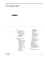 Preview for 57 page of GRASS VALLEY CameraMan 3e Installation And Operation Manual