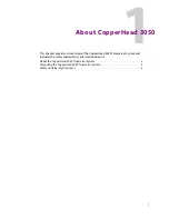 Preview for 7 page of GRASS VALLEY CopperHead 3050 User Manual