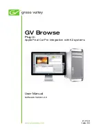 GRASS VALLEY GV Browse User Manual preview