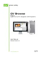 Preview for 1 page of GRASS VALLEY GV Browse User Manual