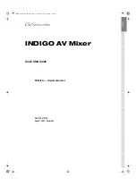 Preview for 3 page of GRASS VALLEY INDIGO AV MIXER Quick Start Manual