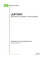 GRASS VALLEY JUPITER - Installation And Operating Manual preview