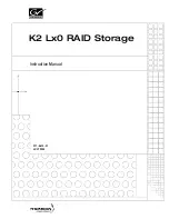 Preview for 1 page of GRASS VALLEY K2 Lx0 Instruction Manual