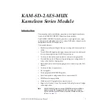 Preview for 7 page of GRASS VALLEY KAM-SD-2AES Instruction Manual