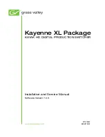 GRASS VALLEY Kayenne XL Package Installation And Service Manual preview