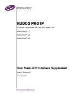 GRASS VALLEY Kudos Pro LC4000 User Manual preview