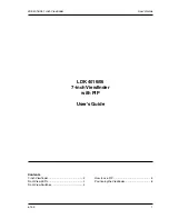 GRASS VALLEY LDK 4016/05 User Manual preview