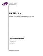 Предварительный просмотр 1 страницы GRASS VALLEY LIVETOUCH SQ2000 Installation Manual