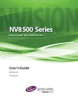 GRASS VALLEY NV8500 Series User Manual preview