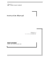 GRASS VALLEY PERFORMER Instruction Manual preview