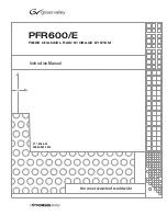 GRASS VALLEY PFR 600/E Instruction Manual preview