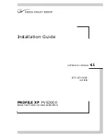 GRASS VALLEY Profile XP PVS2000 Installation Manual preview