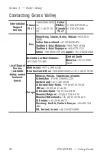 Preview for 20 page of GRASS VALLEY STORM 3G - Setup Manual