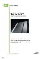 GRASS VALLEY TRINIX NXT - Installation Manual preview