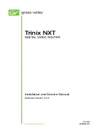 Preview for 3 page of GRASS VALLEY TRINIX NXT - Installation Manual