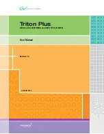 GRASS VALLEY Triton Plus User Manual preview