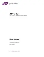 Предварительный просмотр 1 страницы GRASS VALLEY XIP-3901 User Manual